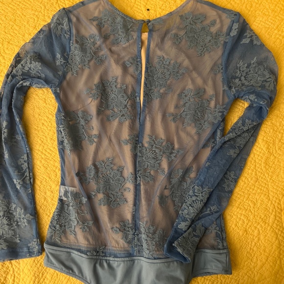 Majorelle Lace Bodysuit - Picture 2 of 5